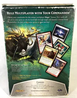 Magic the Gathering MTG Nature of the Beast 2013 Commander Deck *BOX DAMAGE* 653569832430 - Image 4