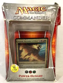 Magic the Gathering MTG Power Hungry 2013 Commander Deck *BOX DAMAGE* 653569832430 - Image 1