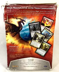 Magic the Gathering MTG Power Hungry 2013 Commander Deck *BOX DAMAGE* 653569832430 - Image 4