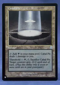Cabal Pit - MTG - The List - Excellent NM - Image 1