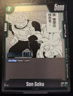 Son Goku FB01-085 Foil Common Manga Booster 01 Dragon Ball Super Card Game - Image 1
