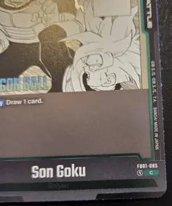 Son Goku FB01-085 Foil Common Manga Booster 01 Dragon Ball Super Card Game - Image 5