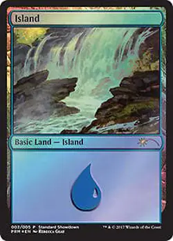 Island (Standard Showdown 2017) FOIL Promo MINT Land Special MAGIC CARD ABUGames - Image 1