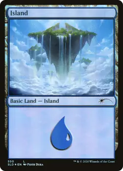 Island (Secret Lair 550) FOIL Promo NM Land Basic Land MAGIC MTG CARD ABUGames - Image 1