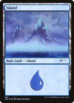 Island (Secret Lair 553) FOIL Promo NM Land Basic Land MAGIC MTG CARD ABUGames - Image 1