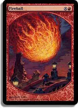 Fireball (Player Rewards Textless) Promo PLD Sorcery Special MAGIC CARD ABUGames - Image 1