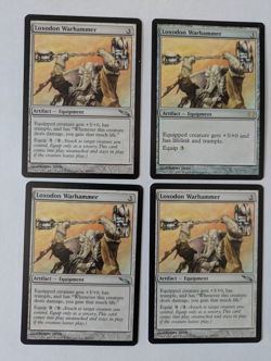 4 Loxodon Warhammer Mirrodin MTG NM Free shipping with tracking - Image 1