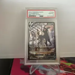 2022 Pokemon card SWSH FA/Umbreon V PSA 10 Brilliant Stars English Gem Mint - Image 1