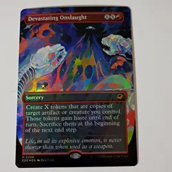 Devastating Onslaught (Borderless) Edge of Eternities Foil - Image 1