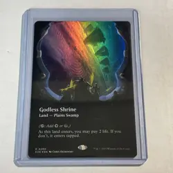 Godless Shrine #0280 EOE R (Borderless) (FOIL) - MTG Edge of Eternities - Image 1
