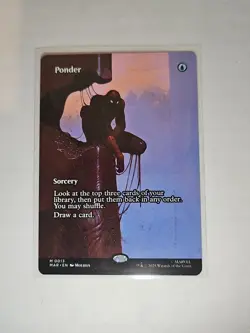 Ponder 0013 Borderless MTG Spider-Man Non-Foil - NM/M - - Image 1