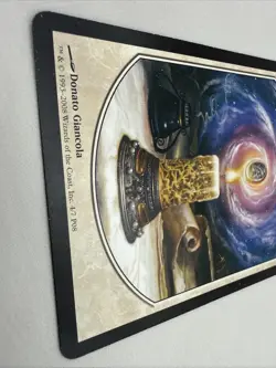 Mana Tithe x1 MG Textless Player Rewards Promo 1x Magic Good Heavy Play HP - Image 2
