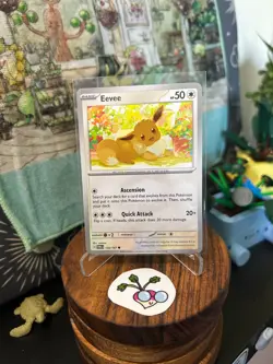 Pokemon TCG - Eevee (Regular) - Twilight Masquerade - 135/167 - Common - Image 1