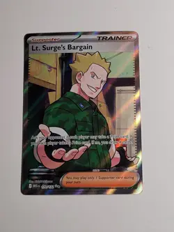 Lt. Surge's Bargain - 170/132 - Pokemon Mega Evolution Ultra Rare NM - Image 1
