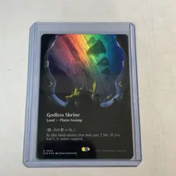 Godless Shrine #0280 EOE R (Borderless) (FOIL) - MTG Edge of Eternities - Image 1