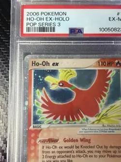 Pokemon Ho-Oh EX POP Series 3 Holo 17/17 PSA 6 EX-MT 2006 - Image 3