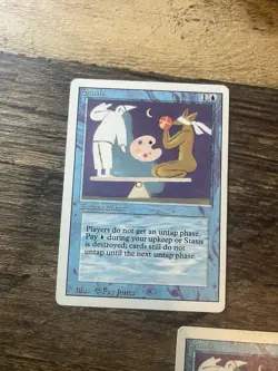 MTG - x3 Stasis - 4th Edition - Magic the Gathering - MP - Free Shipping - Image 3