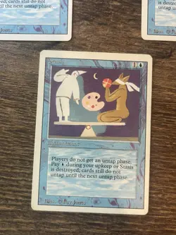 MTG - x3 Stasis - 4th Edition - Magic the Gathering - MP - Free Shipping - Image 4