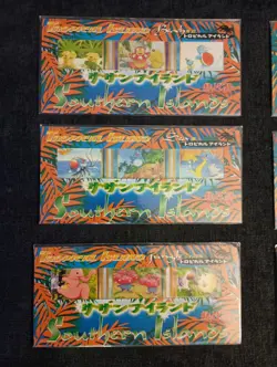 Pokemon TCG Southern Islands Rainbow/Tropical Complete Set Sealed Rare mint - Image 2