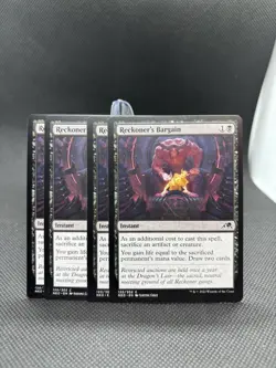 ***Reckoner's Bargain X4***Kamigawa Neon Dynasty MTG - Image 1