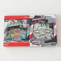Pokemon Black Bolt White Flare Binder + Poster Collection 2-Pack Sealed - Image 1