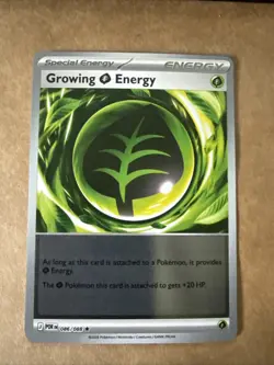 Pokemon Perfect Order Growing Energy 086/088 Reverse Holo NM - Image 1