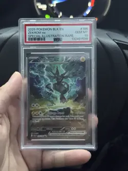 Pokemon Black Bolt Zekrom EX 166/086 Special Illustration Rare Holo PSA 10 GEM - Image 2