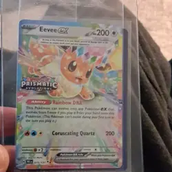 Pokemon TCG Eevee EX 075/131 Holo Promo Stamped Prismatic Evolutions - Image 1