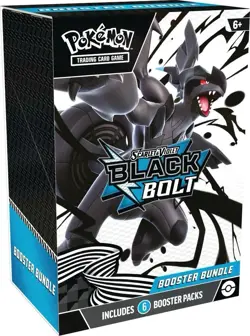 Pokemon TCG Scarlet & Violet Black Bolt Booster Bundle Box 6 Packs (2024) - Image 1