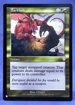 Backlash - MTG - The List - Invasion - Excellent NM - Image 1