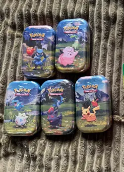 Pokemon Ascended Heroes Mini Tins - Complete Art Set Sealed - Lot of 5 - Image 1