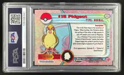 2000 Topps Chrome Pokemon T.V. Tekno #18 Pidgeot PSA 9 - Image 2
