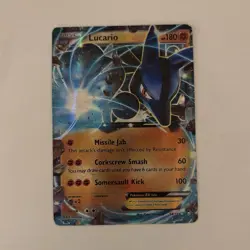 Pokemon Lucario EX Ultra Rare Holo 54/111 XY - Furious Fists - Image 1