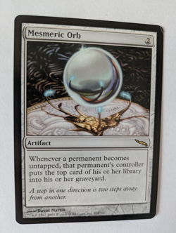 mesmeric Orb Mirrodin MTG NM Free shipping with tracking - Image 1