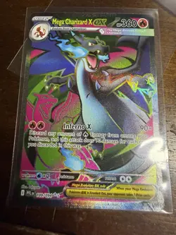 Mega Charizard X ex 109/094 Phantasmal Flames PFL Ultra Rare Holo LP Pokemon - Image 1