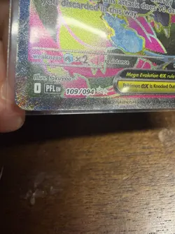 Mega Charizard X ex 109/094 Phantasmal Flames PFL Ultra Rare Holo LP Pokemon - Image 3
