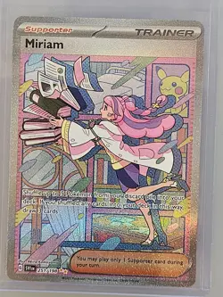 Miriam 251/198 SV01 SIR: Pokemon Scarlet & Violet Base Set Holo - Image 1