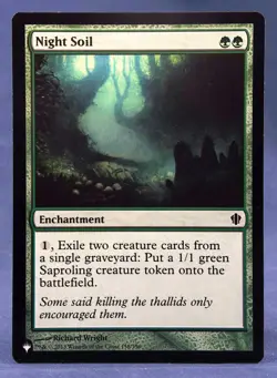 Night Soil - MTG - The List - Excellent NM - Image 1