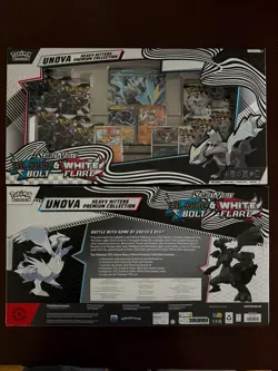 Pokemon TCG Unova Heavy Hitters Premium Collection Black Bolt & White Flare NEW - Image 2
