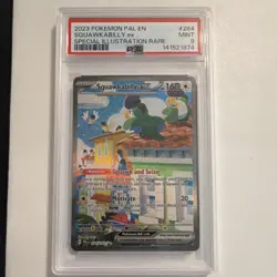 Pokemon Squawkabilly ex Special Illustration Rare Holo PSA 9 264/193 2023 - Image 1