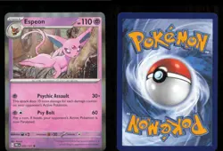 Espeon 033/131 Holo Rare SV: Prismatic Evolutions Pokemon Holo Near Mint - Image 3