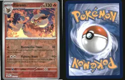 Flareon 013/131 Rare Prismatic Evolutions Pokemon Reverse Holo Near Mint - Image 3