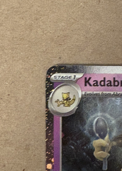 Kadabra Cosmos Holo SWIRL! Scarlet & Violet 151 Uncommon 064/165 Pokemon TCG - Image 3