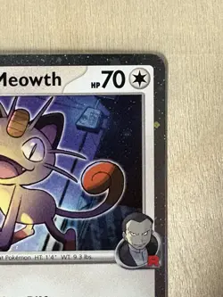 Team Rocket's Meowth Cosmos Holo Destined Rivals Common 149/182 Pokemon TCG - Image 4