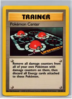 Pokemon Center Uncommon Base Set 085/102 NM - Image 1