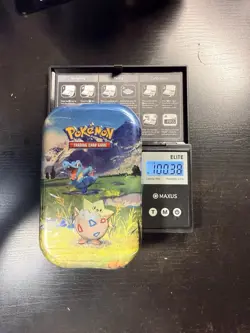 100.38 gram VERY HEAVY! - Pokemon Ascended Heroes Mini Tin - Possible GOD PACKU - Image 1