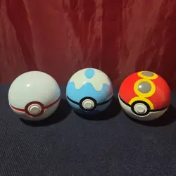 Pokemon Poke Ball Tin Container Lot (3) Great Ball - Image 1