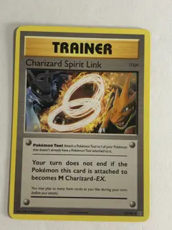 Pokemon TCG XY Evolutions Charizard Spirit Link 75/108 Moderately Played - Image 1