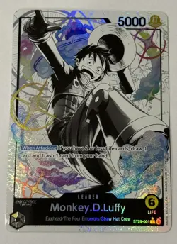 One Piece TCG - ST29-001 Alt Art Leader Card - Monkey.D.Luffy R - Image 1