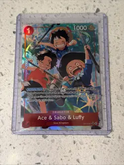 Ace & Sabo & Luffy (Alternate Art) OP13-007 Carrying On His Will One Piece - Image 1